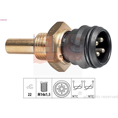 EPS Temperatursensor 1.830.151 Made in Italy - OE Equivalent