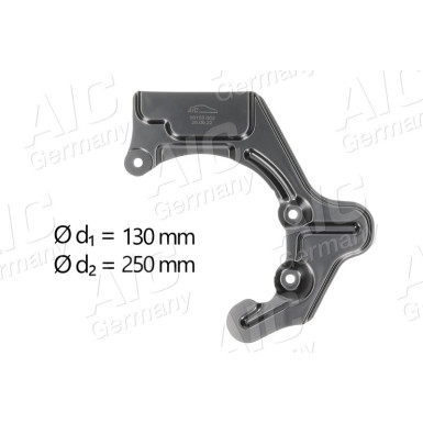 BREMSANKERBLECH V R D:256 | SEAT AROSA 97-04/VW LUPO 98-05/POLO 94-01 | 56158