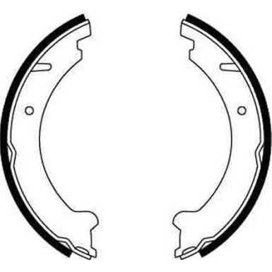 GS8599 Bremsbackensatz, Feststellbremse