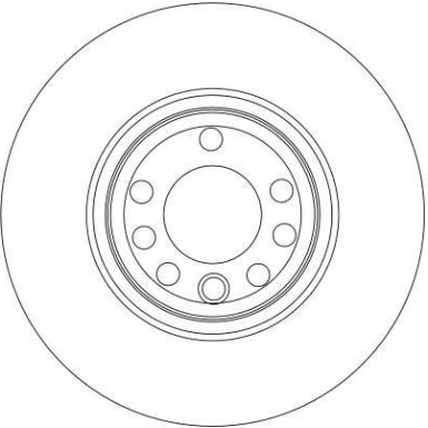 Bremsscheibe Opel P. Vectra C TRW SINGLE DF4265S
