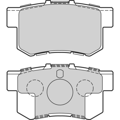 VALEO Bremsbeläge 302696