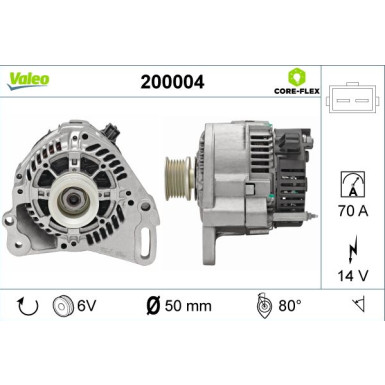 VALEO Generator 200004 VALEO CORE-FLEX