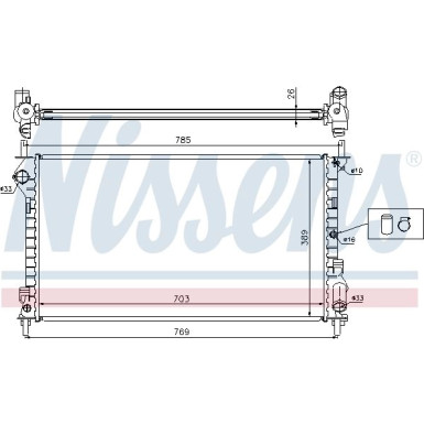 Wasserkühler PKW | FORD TRANSIT CONNECT 1.8 TDCi | 62015A