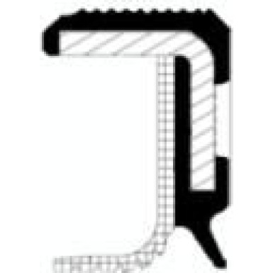 Wellendichtring Schlau 0,6B | 20030112B
