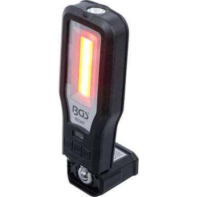 BGS COB-LED Arbeits-Leuchte | klappbar | mit Ladestation | 85347