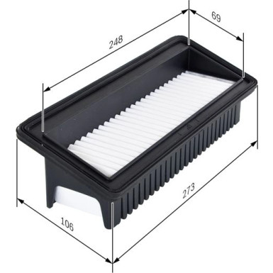 Luftfilter | HYUNDAI i10 | F 026 400 128