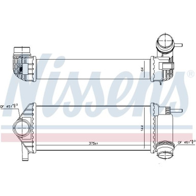 Ladeluftkühler PKW Renault Kangoo II 08 FIRST FIT 96308