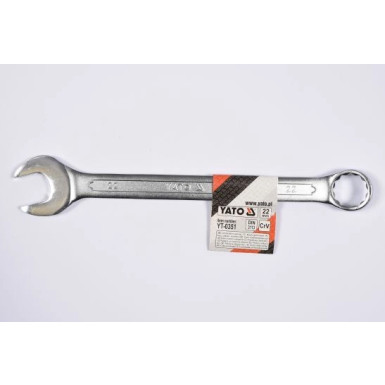 YT-0351 Maulringschlüssel 22mm Polierte K÷Pfe