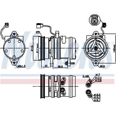 Kompressor PKW Hyundai Atos 1.0 98 FIRST FIT 89272