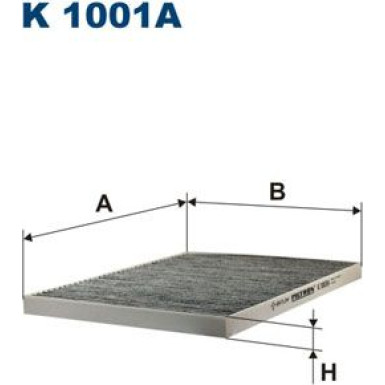 FILTRON Filter, Innenraumluft | K 1001A