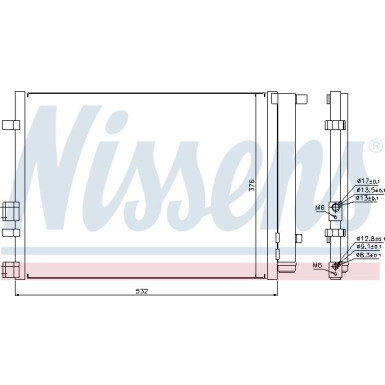Kondensator PKW HYUNDAI i20 1.2-1.6i/CRDi 55-93kW 08 FIRST FIT 940221