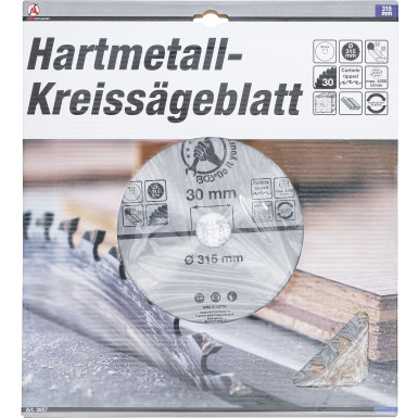 BGS Hartmetall-Kreissägeblatt Ø 315 x 30 x 3,0 mm 30 Zähne BGS Do it yourself 3957
