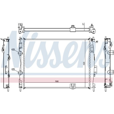 Wasserkühler PKW | NISSAN Qashqai 07- 2.0 I 16V | 67367