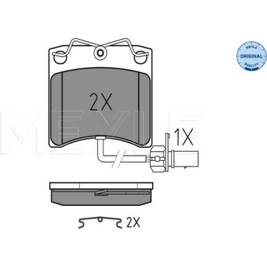 Bremsbelagsatz Vw P. T4 90-03 Mit Sensor | 025 231 7618/W