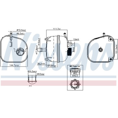 Ausgleichsbehälter Mini Cooper 1.6 S 01 FIRST FIT 996196