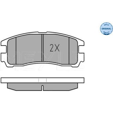 Bremsbelagsatz Mitsubishi T. Galant 92- Mit Sensor | 025 217 0615/W