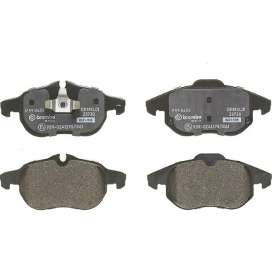 BREMBO Bremsklötze Xtra VA | FIAT Croma OPEL Astra, Vectra 02-15 | P 59 043X BREMBO Bremsklötze Xtra VA | FIAT Croma OPEL Astra, Vectra 02-15 | P 59 043X