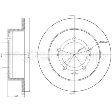 CIFAM Bremsscheibe 800-1650C