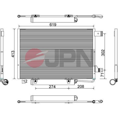 JPN Kondensator, Klimaanlage JPN Kondensator, Klimaanlage
