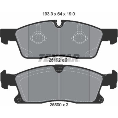 Bremsbelagsatz Db P. W166/X166 Gl/Ml 11 û Usa-Version | 2519201