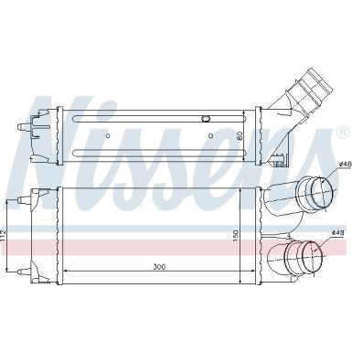 Ladeluftkühler PKW PEUGEOT PARTNER 1.6 HDI 08 FIRST FIT 96584