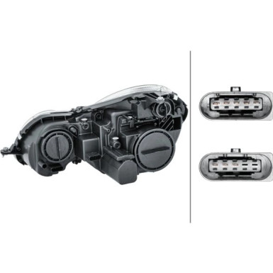 Scheinwerfer Rechts H7/H7 +LWR +MOT HELLA PQ | MERCEDES W211 E-KLASSE 6,06-3,09 | 1EL 009 260-081