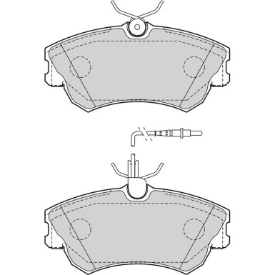 VALEO Bremsbeläge 302217