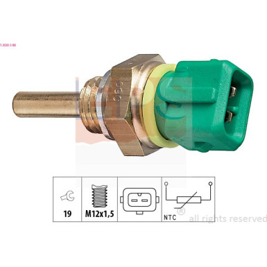 Sensor, Kühlmitteltemperatur Made in Italy - OE Equivalent 1.830.148 Sensor, Kühlmitteltemperatur Made in Italy - OE Equivalent 1.830.148