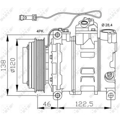 NRF Kompressor 32167