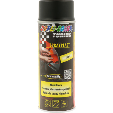 Dupli-Color Sprayplast schwarz matt 400ml | 388033