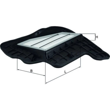 MAHLE Luftfilter | LX 1685/5