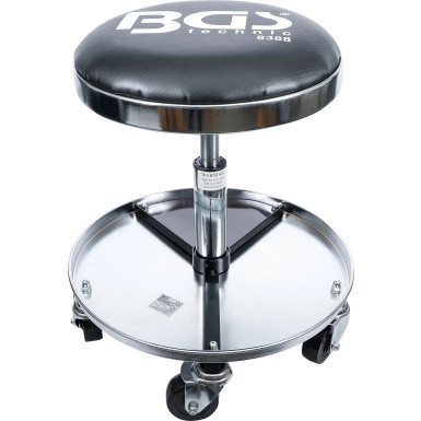 BGS Werkstatt-Arbeitssitz mit 5 Rollen | Ø 360 mm | 8388