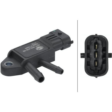 HELLA Sensor, Abgasdruck HELLA Sensor, Abgasdruck