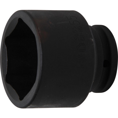 BGS Kraft-Steckschlüssel-Einsatz Sechskant | Antrieb Innenvierkant 20 mm (3/4"""") | SW 55 mm | 5655