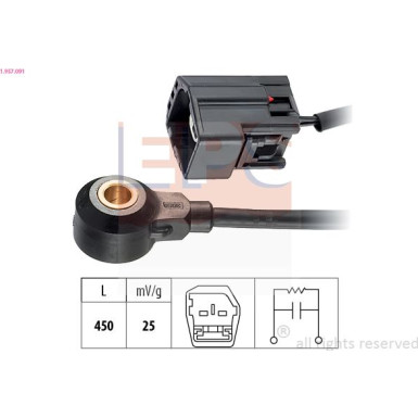 Klopfsensor Made in Italy - OE Equivalent 1.957.091