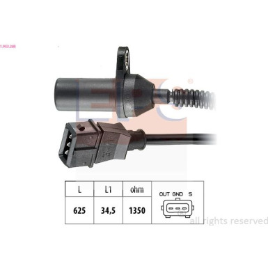 1.953.285 Impulsgeber, Kurbelwelle Made in Italy - OE Equivalent 1.953.285 Impulsgeber, Kurbelwelle Made in Italy - OE Equivalent
