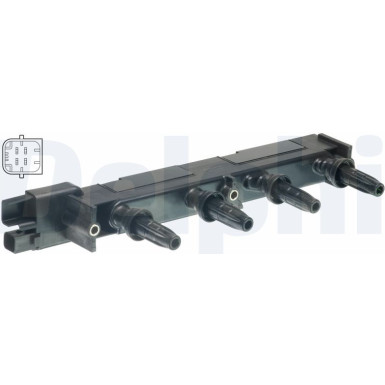 DELPHI Zündspule GN10582-12B1