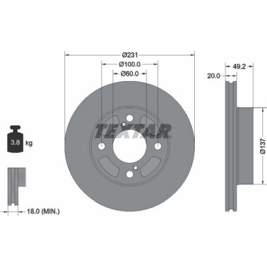 Bremsscheibe | 92314003