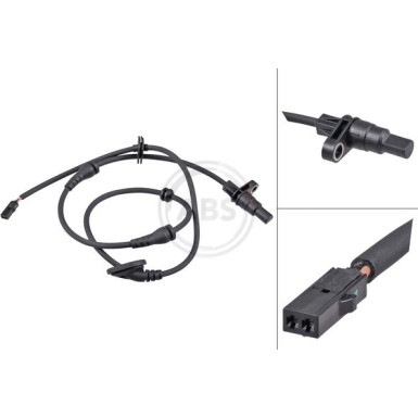 A.B.S. Sensor, Raddrehzahl A.B.S. Sensor, Raddrehzahl