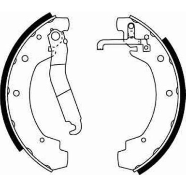 17 461 023 Bremsbacken | VW LT,T3 75 | GS8151 17 461 023 Bremsbacken | VW LT,T3 75 | GS8151