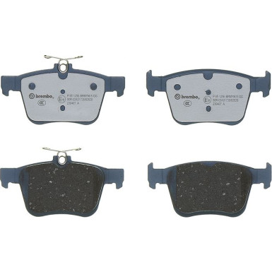 BREMBO Bremsklötze EV HA | VW Golf 12 | P 85 125E BREMBO Bremsklötze EV HA | VW Golf 12 | P 85 125E