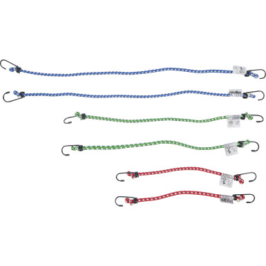 BGS Gepäckspanner-Satz 300 / 450 / 600 mm 6-tlg BGS Do it yourself 85516