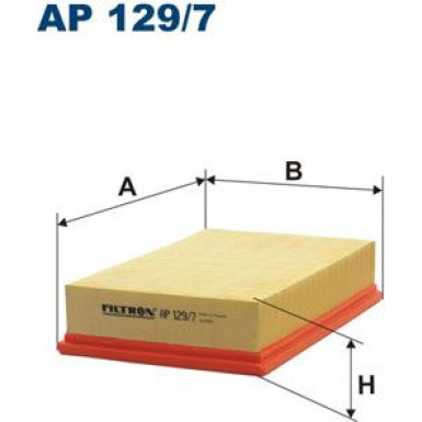 FILTRON Luftfilter AP 129/7 FILTRON Luftfilter AP 129/7