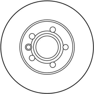 Bremsscheibe Vw P. T4 96 | DF2809
