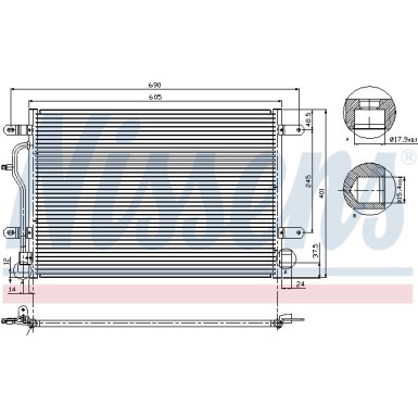Kondensator PKW AUDI A4 00 FIRST FIT 94665