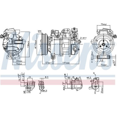 Kompressor PKW Mercedes A-Klasse 12 FIRST FIT 890246