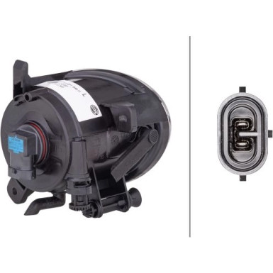 NEBELSCHEINWERFER HELLA | AUDI / SEAT 04-16 | 1N0 271 648-111