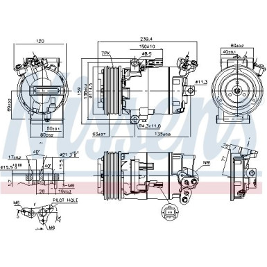 Kompressor PKW | Nissan Qashqai 07 | 890015