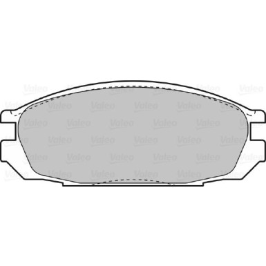 VALEO Bremsbeläge 598851