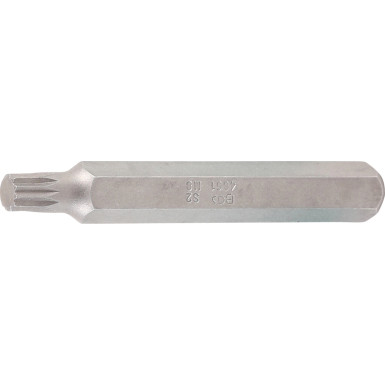 BGS Bit | Länge 75 mm | Antrieb Außensechskant 10 mm (3/8"""") | Innenvielzahn (für XZN) M8 | 4861